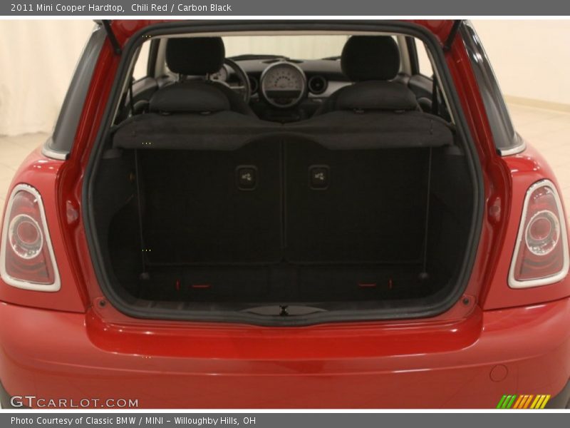 Chili Red / Carbon Black 2011 Mini Cooper Hardtop