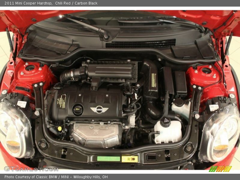 Chili Red / Carbon Black 2011 Mini Cooper Hardtop