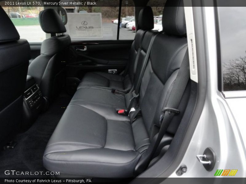 Mercury Silver Metallic / Black 2011 Lexus LX 570