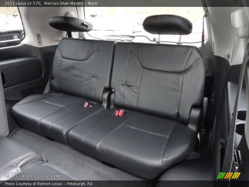 Mercury Silver Metallic / Black 2011 Lexus LX 570