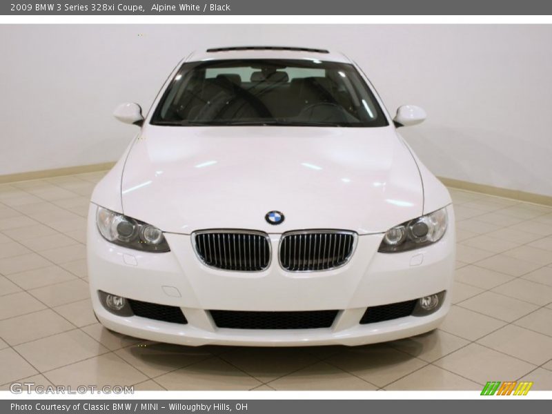 Alpine White / Black 2009 BMW 3 Series 328xi Coupe