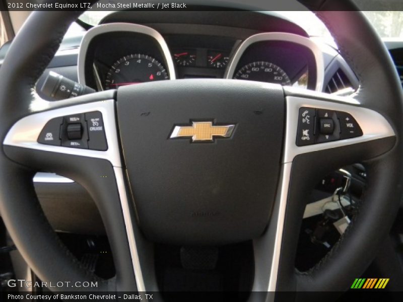 Mocha Steel Metallic / Jet Black 2012 Chevrolet Equinox LTZ