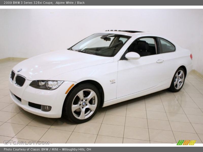 Alpine White / Black 2009 BMW 3 Series 328xi Coupe