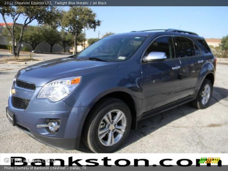 Twilight Blue Metallic / Jet Black 2012 Chevrolet Equinox LTZ