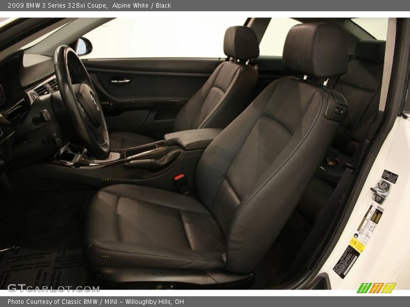 Alpine White / Black 2009 BMW 3 Series 328xi Coupe