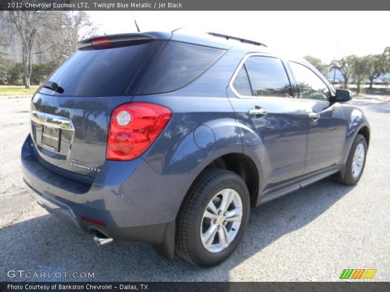 Twilight Blue Metallic / Jet Black 2012 Chevrolet Equinox LTZ