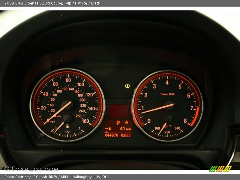 Alpine White / Black 2009 BMW 3 Series 328xi Coupe