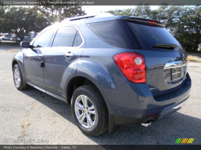 Twilight Blue Metallic / Jet Black 2012 Chevrolet Equinox LTZ