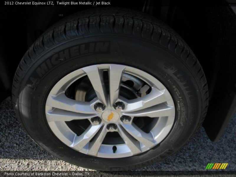 Twilight Blue Metallic / Jet Black 2012 Chevrolet Equinox LTZ