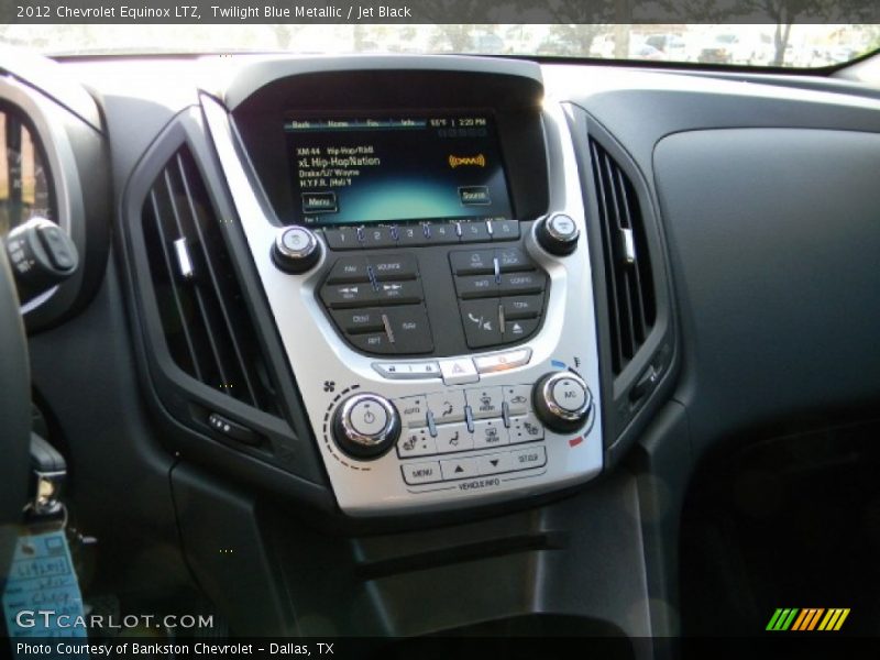 Twilight Blue Metallic / Jet Black 2012 Chevrolet Equinox LTZ