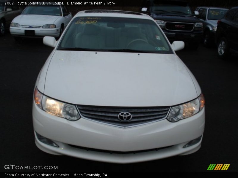Diamond White Pearl / Ivory 2002 Toyota Solara SLE V6 Coupe