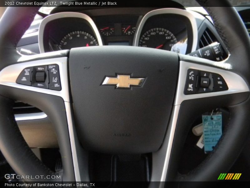Twilight Blue Metallic / Jet Black 2012 Chevrolet Equinox LTZ