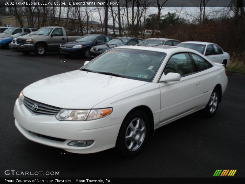 Diamond White Pearl / Ivory 2002 Toyota Solara SLE V6 Coupe