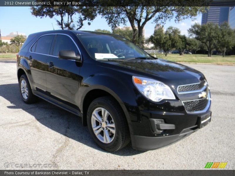Black / Jet Black 2012 Chevrolet Equinox LS