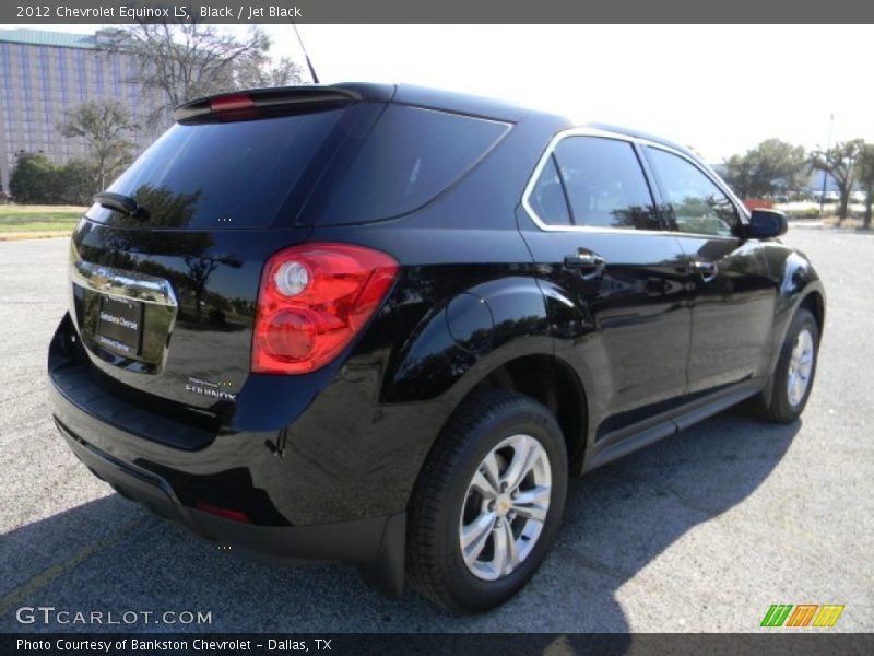 Black / Jet Black 2012 Chevrolet Equinox LS