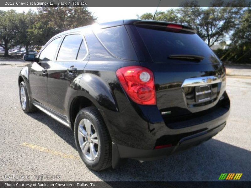 Black / Jet Black 2012 Chevrolet Equinox LS