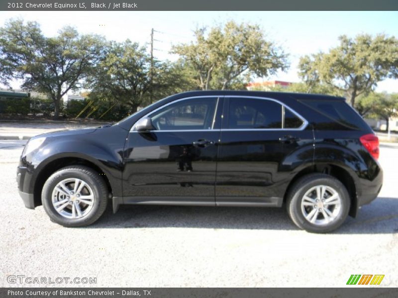 Black / Jet Black 2012 Chevrolet Equinox LS