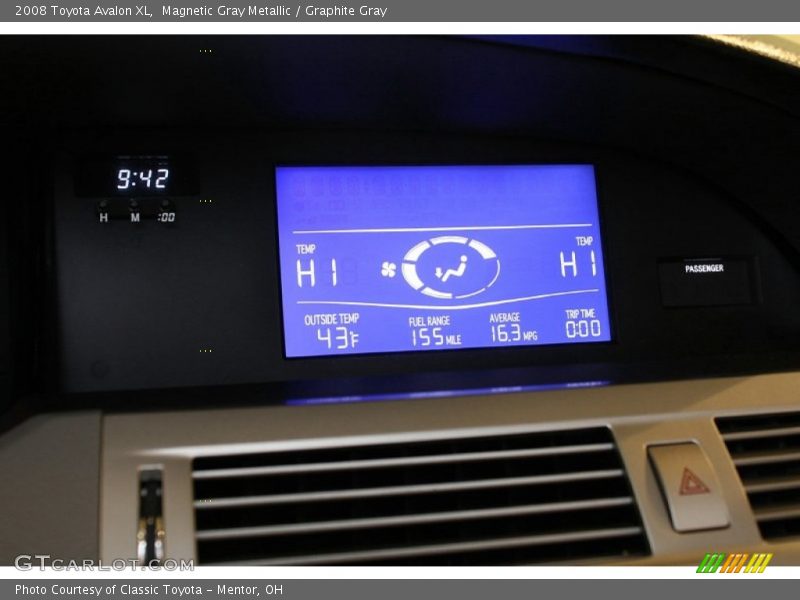 Magnetic Gray Metallic / Graphite Gray 2008 Toyota Avalon XL