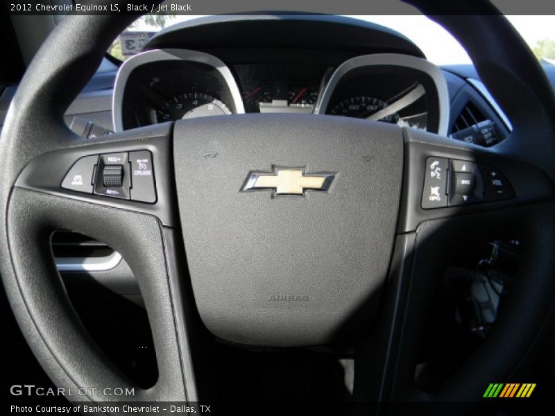 Black / Jet Black 2012 Chevrolet Equinox LS