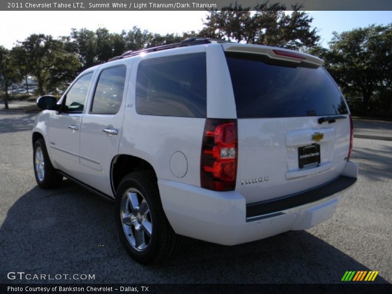 Summit White / Light Titanium/Dark Titanium 2011 Chevrolet Tahoe LTZ