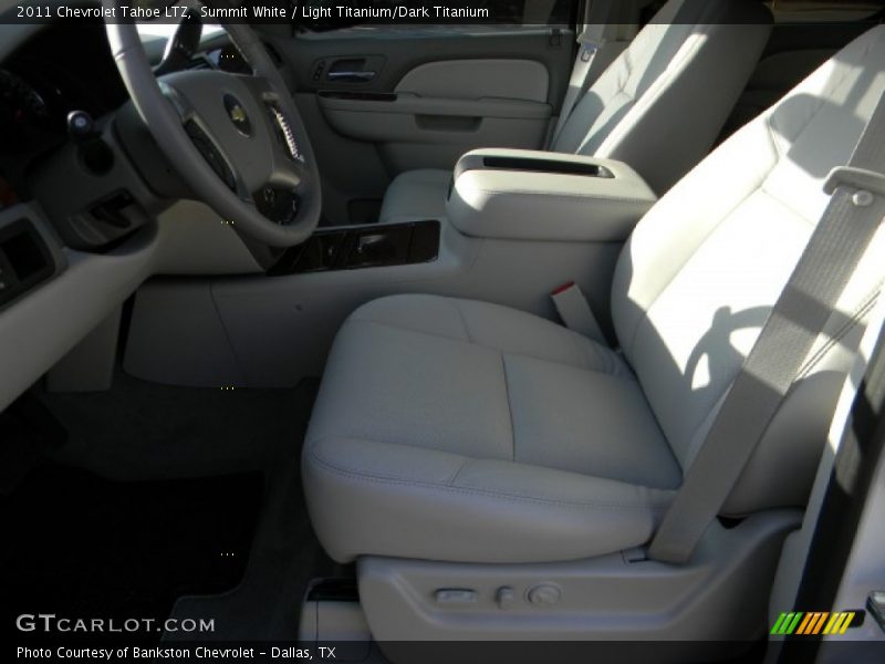 Summit White / Light Titanium/Dark Titanium 2011 Chevrolet Tahoe LTZ