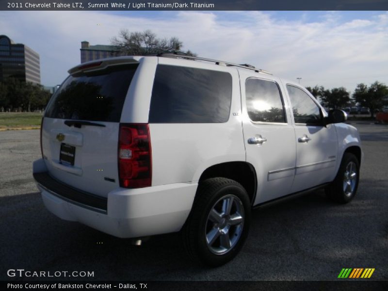 Summit White / Light Titanium/Dark Titanium 2011 Chevrolet Tahoe LTZ
