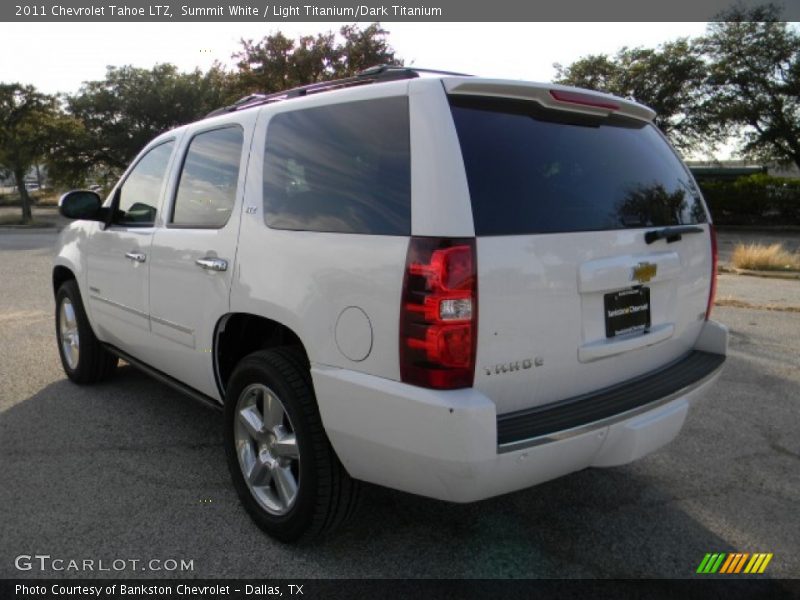 Summit White / Light Titanium/Dark Titanium 2011 Chevrolet Tahoe LTZ