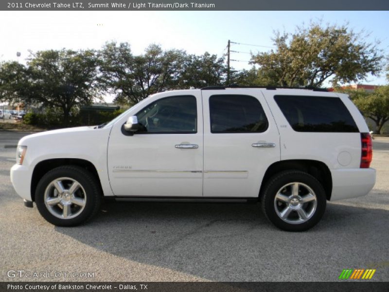 Summit White / Light Titanium/Dark Titanium 2011 Chevrolet Tahoe LTZ