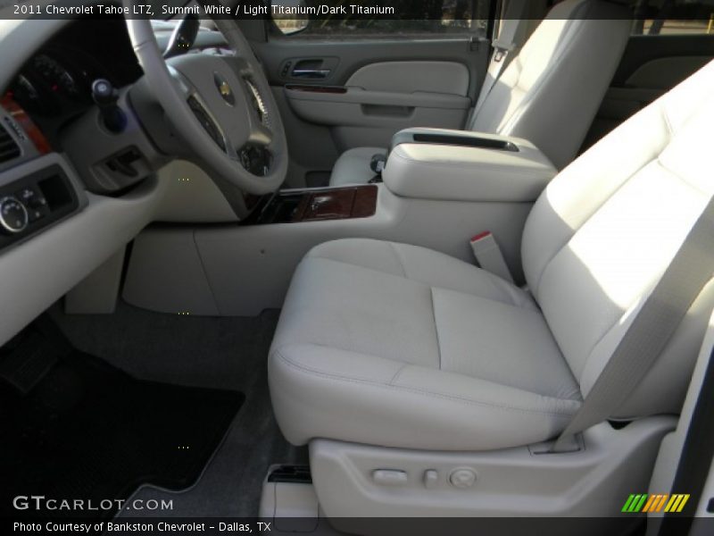 Summit White / Light Titanium/Dark Titanium 2011 Chevrolet Tahoe LTZ