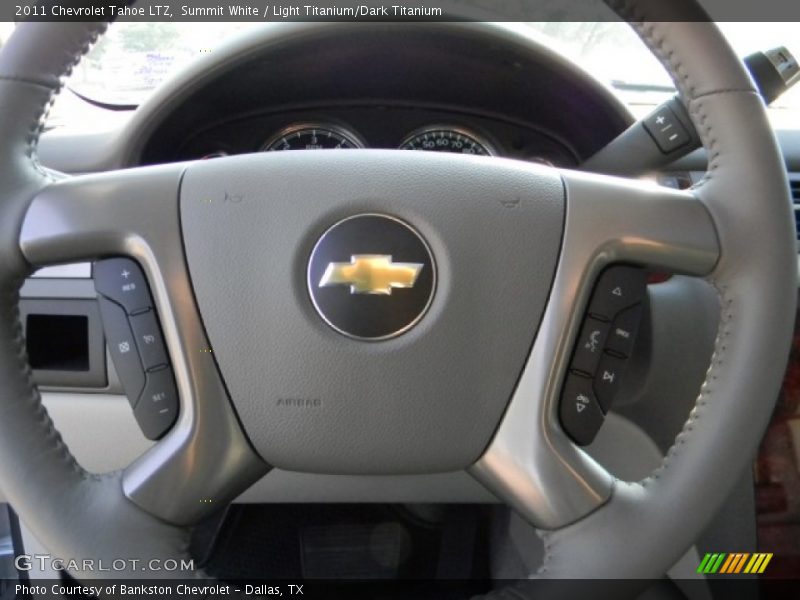 Summit White / Light Titanium/Dark Titanium 2011 Chevrolet Tahoe LTZ