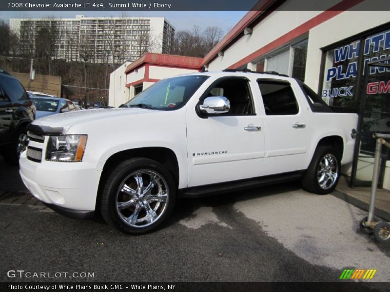 Summit White / Ebony 2008 Chevrolet Avalanche LT 4x4