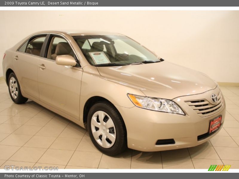 Desert Sand Metallic / Bisque 2009 Toyota Camry LE