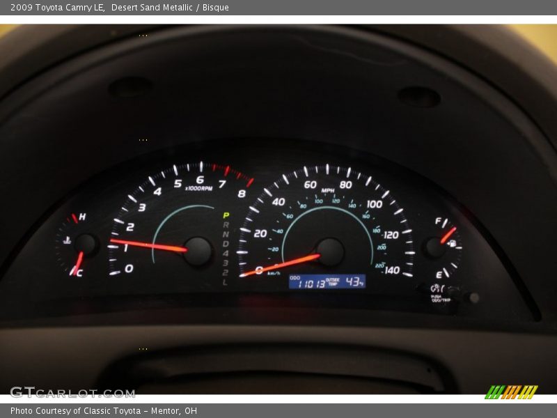 Desert Sand Metallic / Bisque 2009 Toyota Camry LE