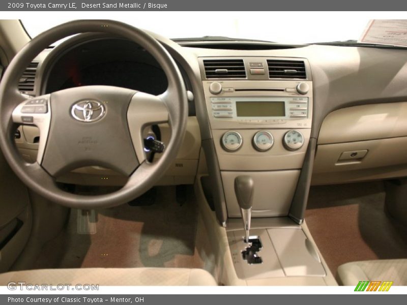 Desert Sand Metallic / Bisque 2009 Toyota Camry LE