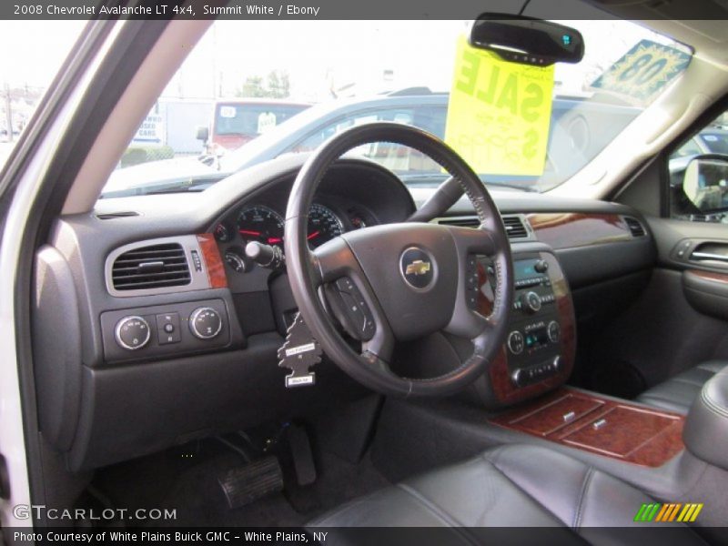 Summit White / Ebony 2008 Chevrolet Avalanche LT 4x4