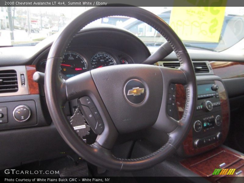 Summit White / Ebony 2008 Chevrolet Avalanche LT 4x4