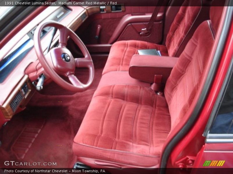  1991 Lumina Sedan Red Interior