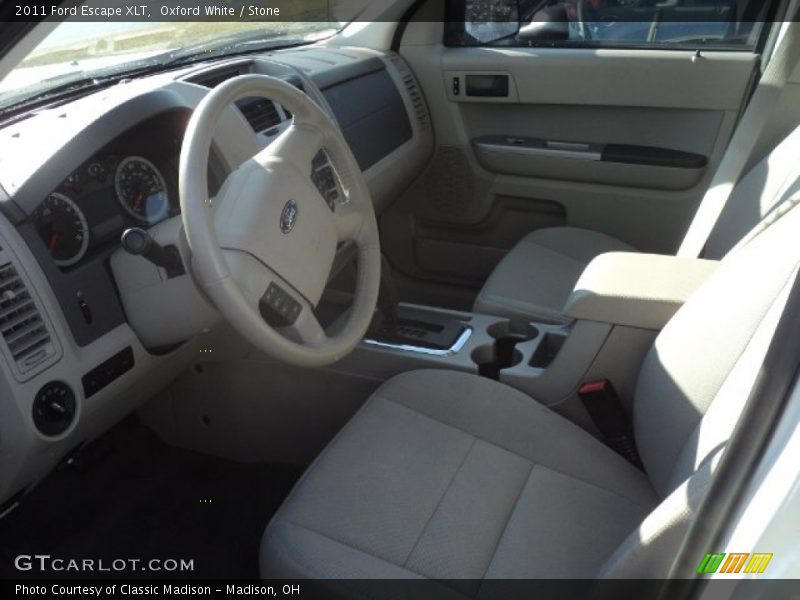 Oxford White / Stone 2011 Ford Escape XLT