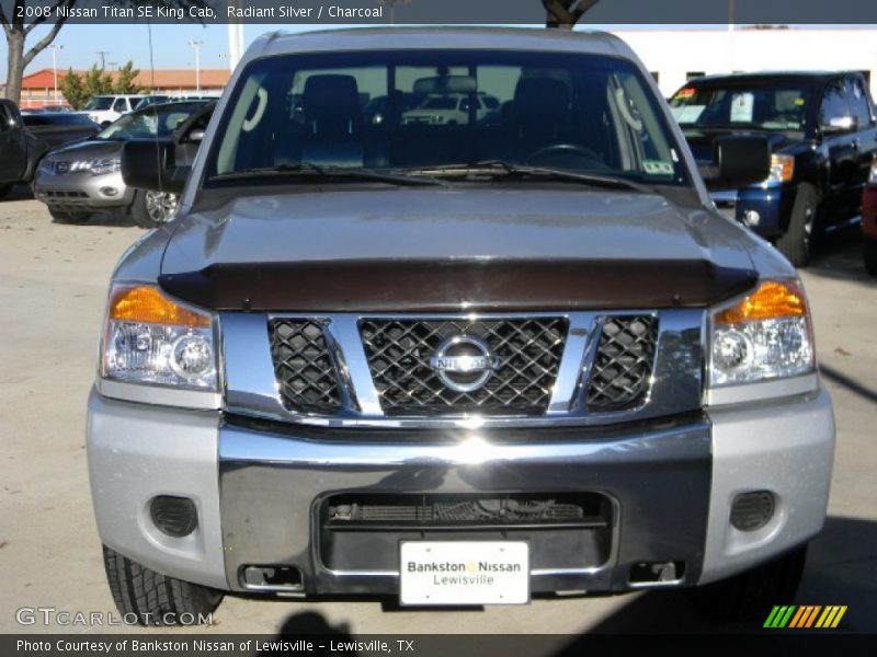 Radiant Silver / Charcoal 2008 Nissan Titan SE King Cab