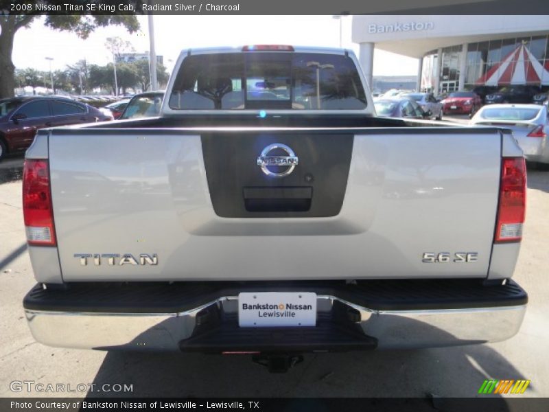 Radiant Silver / Charcoal 2008 Nissan Titan SE King Cab