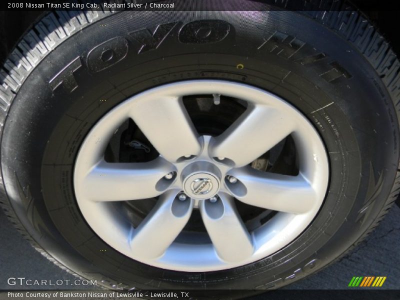 Radiant Silver / Charcoal 2008 Nissan Titan SE King Cab