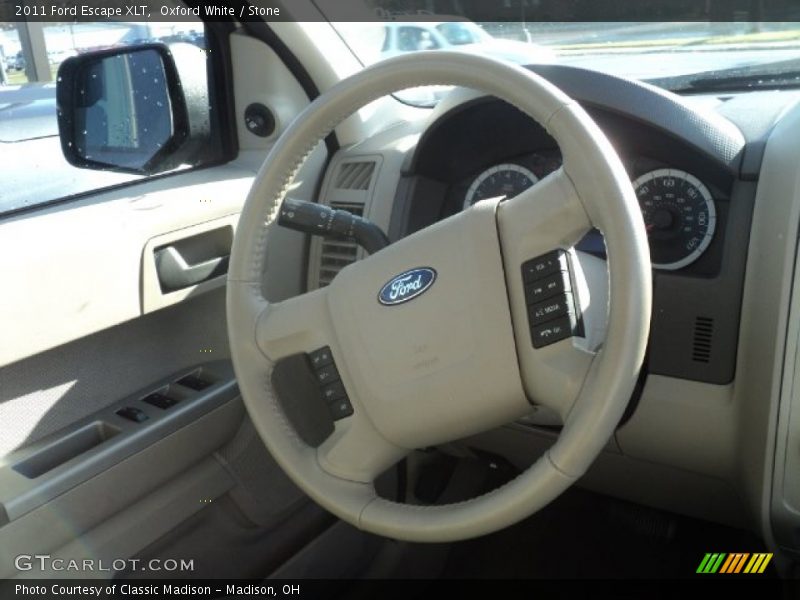 Oxford White / Stone 2011 Ford Escape XLT