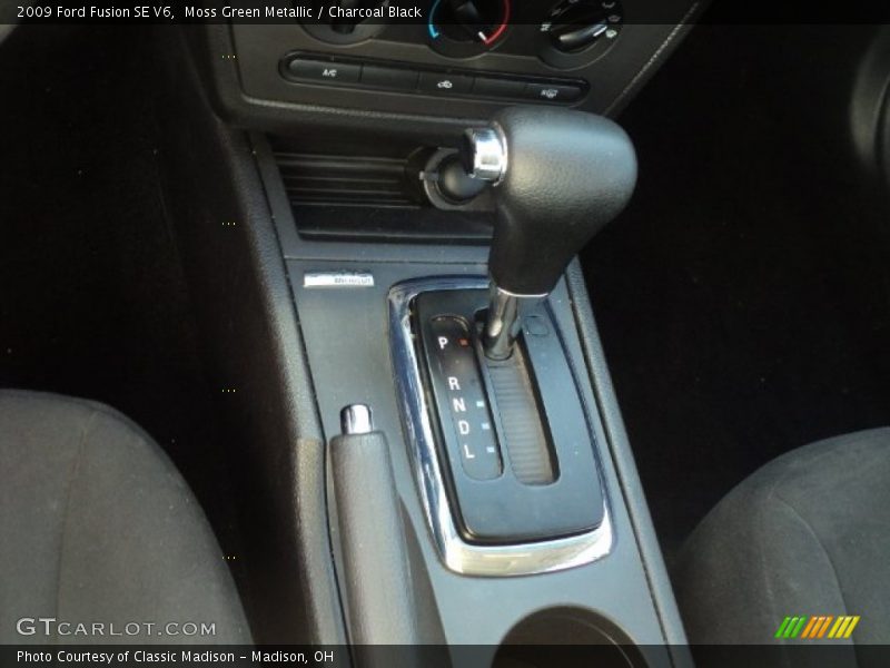 Moss Green Metallic / Charcoal Black 2009 Ford Fusion SE V6