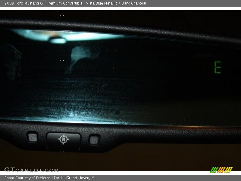 Vista Blue Metallic / Dark Charcoal 2009 Ford Mustang GT Premium Convertible