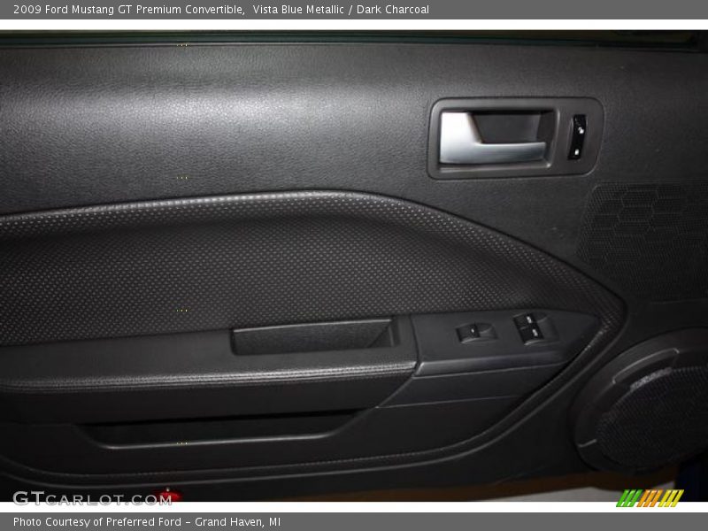Vista Blue Metallic / Dark Charcoal 2009 Ford Mustang GT Premium Convertible