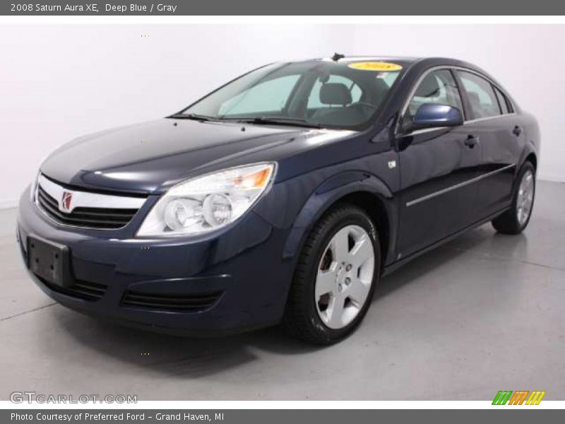 Deep Blue / Gray 2008 Saturn Aura XE