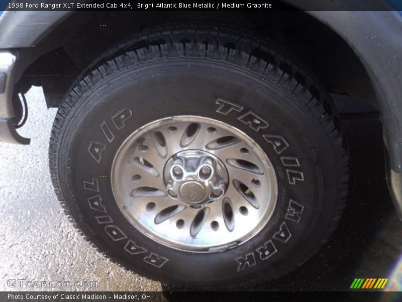 Bright Atlantic Blue Metallic / Medium Graphite 1998 Ford Ranger XLT Extended Cab 4x4