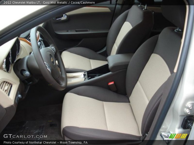 Gold Mist Metallic / Cocoa/Cashmere 2012 Chevrolet Malibu LT