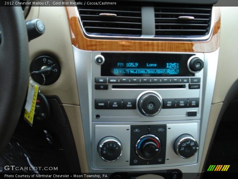 Gold Mist Metallic / Cocoa/Cashmere 2012 Chevrolet Malibu LT