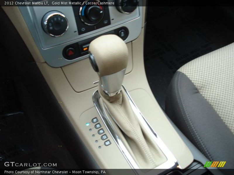 Gold Mist Metallic / Cocoa/Cashmere 2012 Chevrolet Malibu LT